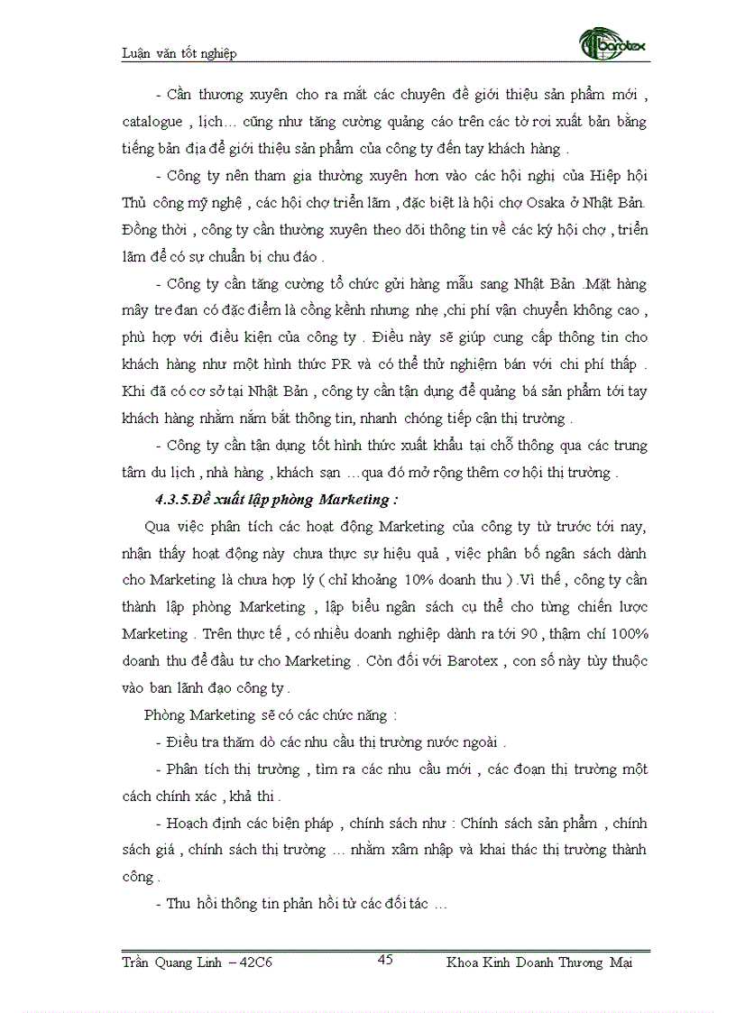 image for page Giải pháp Marketing mix nhằm phát triển thị trường sản phẩm mây tre đan xuất khẩu tại Nhật Bản của công ty cổ phần Xuất nhập khẩu mây tre Việt Nam Barotex