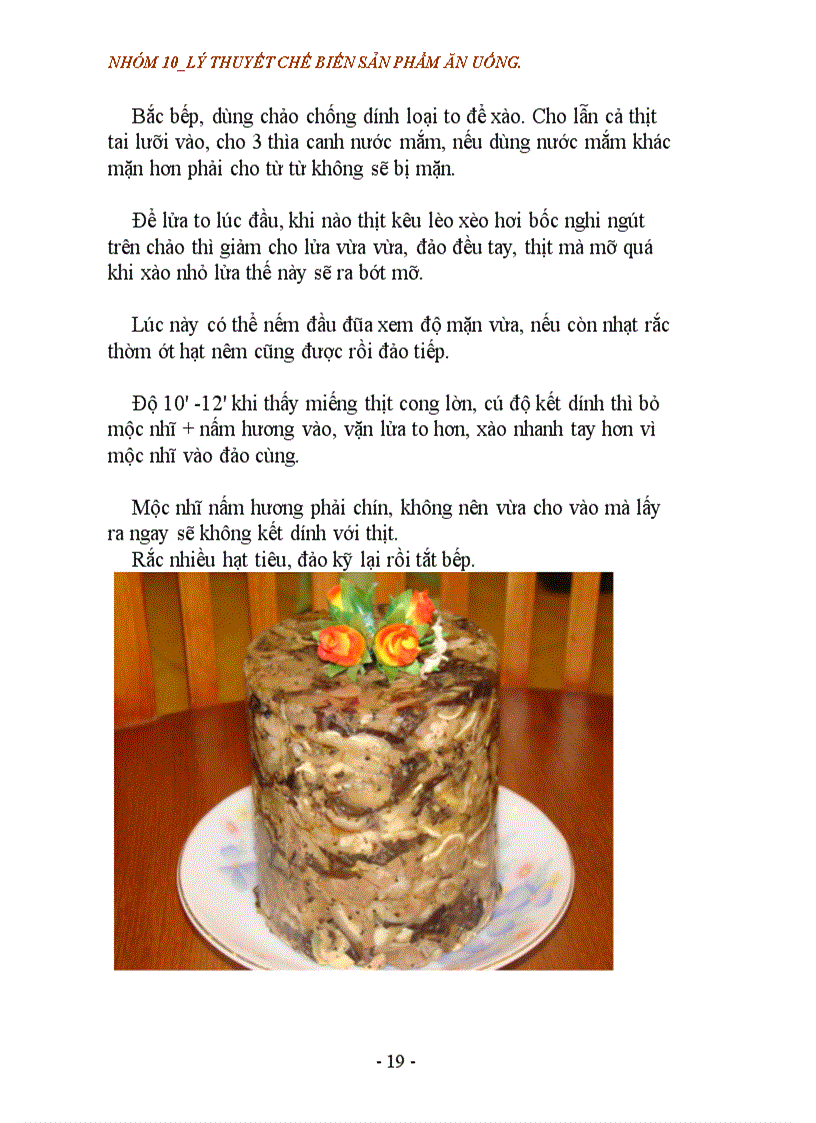 image for page Protein của thịt sự biến đổi trong chế biến ứng dụng