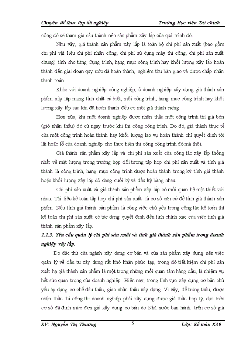 image for page Kế toán chi phí sản xuất và tính giá thành sản phẩm tại công ty cổ phần xây lắp điện