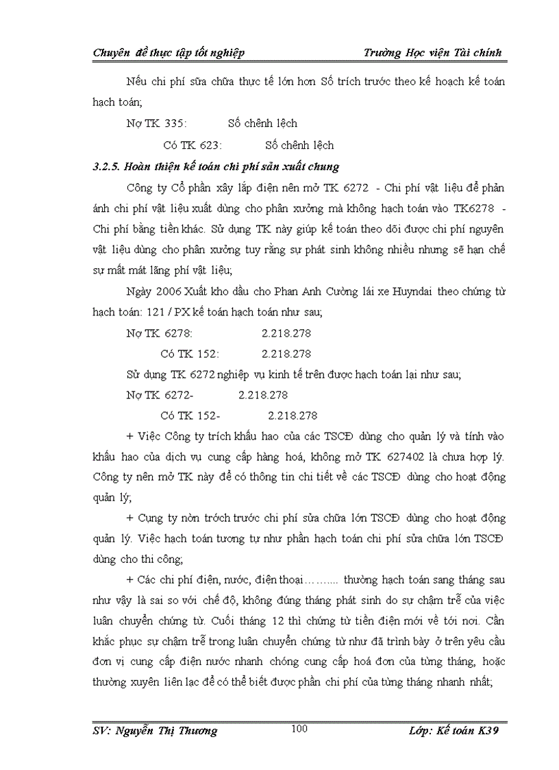 image for page Kế toán chi phí sản xuất và tính giá thành sản phẩm tại công ty cổ phần xây lắp điện