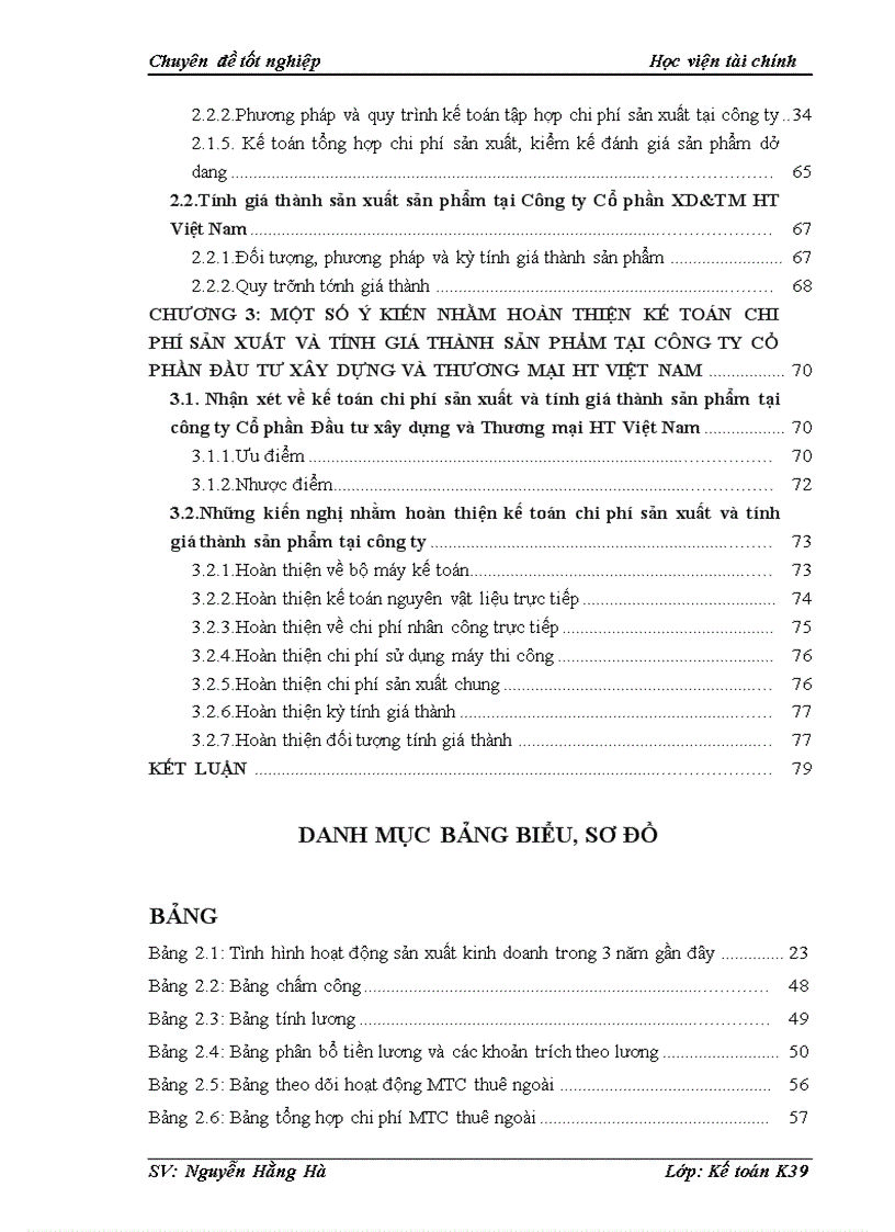 image for page Kế toán chi phí sản xuất và tính giá thành sản phẩm tại công ty cổ phần đầu tư xây dựng và thương mại ht việt nam