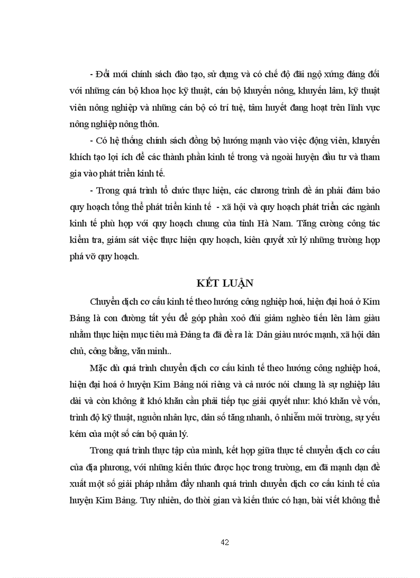 image for page Chuyển dịch cơ cấu kinh tế huyện Kim Bảng theo hướng CNH HĐH giai đoạn 2010 2015