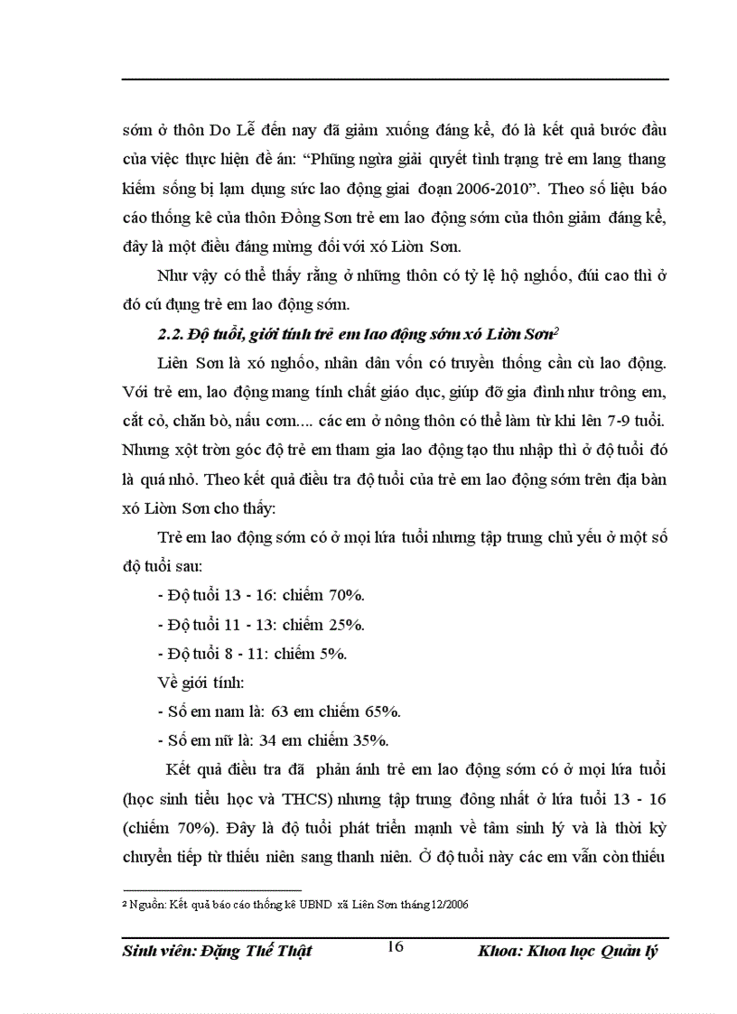 image for page Thực trạng và giải pháp giải quyết vấn đề trẻ em lao động sớm tại xã liên sơn huyện kim bảng tỉnh Hà Nam