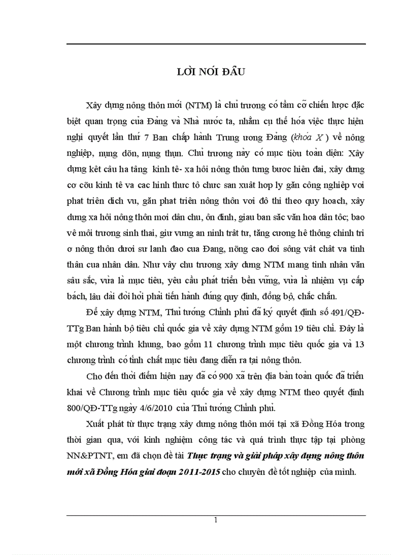 image for page THựC TRạNG GIảI PHáP XÂY DựNG NÔNG THÔN MớI TạI Xã ĐồNG HóA HUYệN KIM BảNG GIAI ĐOạN 2011 2015