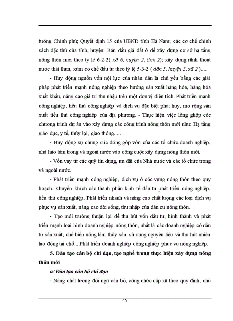 image for page THựC TRạNG GIảI PHáP XÂY DựNG NÔNG THÔN MớI TạI Xã ĐồNG HóA HUYệN KIM BảNG GIAI ĐOạN 2011 2015