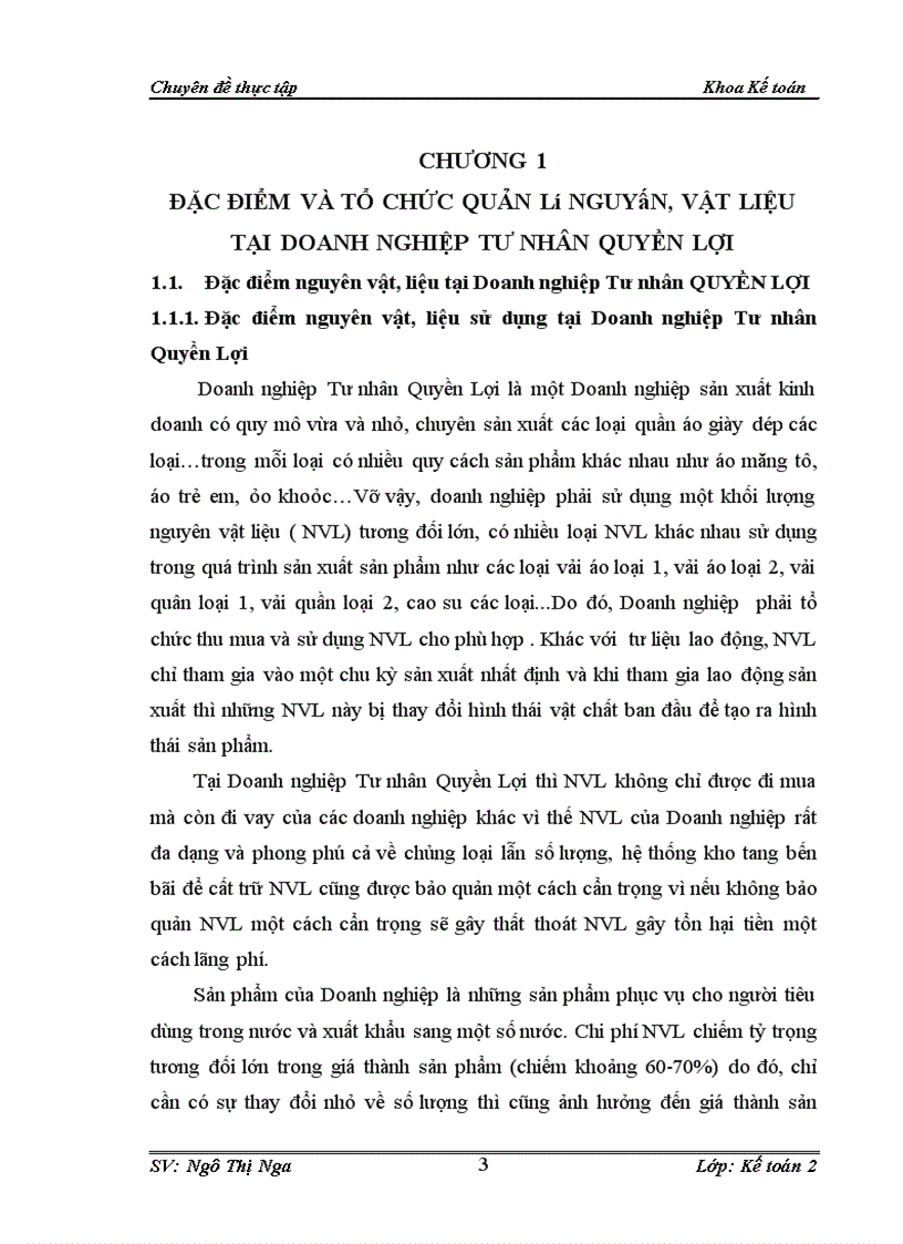 image for page Kế toán nguyên vật liệu tại doanh nghiệp tư nhân quyền lợi