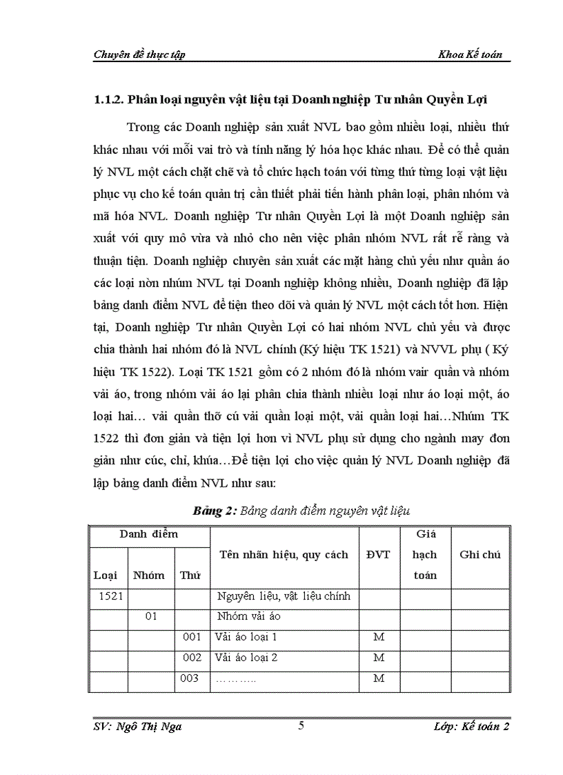 image for page Kế toán nguyên vật liệu tại doanh nghiệp tư nhân quyền lợi