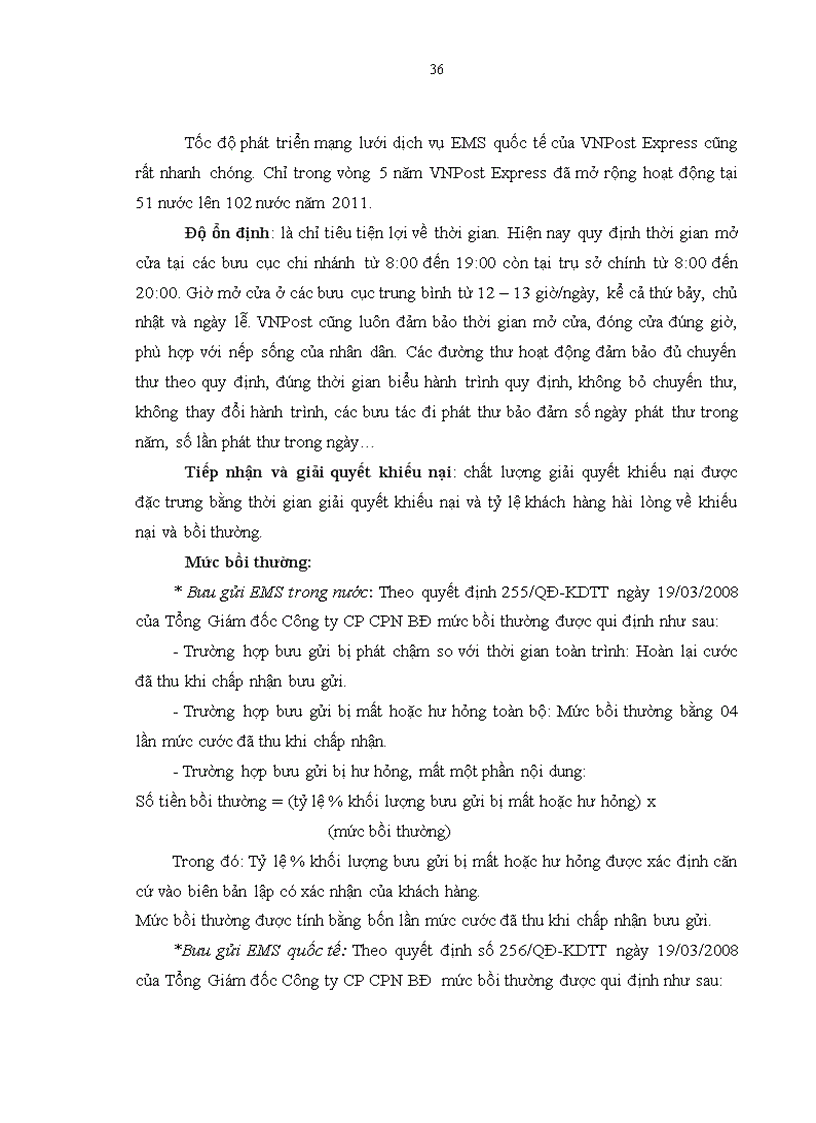 image for page Thực trạng chất lượng dịch vụ chuyển phát nhanh của công ty cổ phần chuyển phát nhanh bưu điện