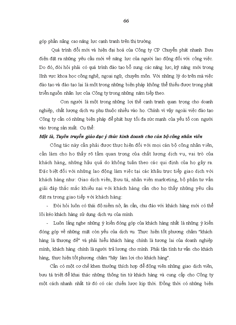 image for page Thực trạng chất lượng dịch vụ chuyển phát nhanh của công ty cổ phần chuyển phát nhanh bưu điện