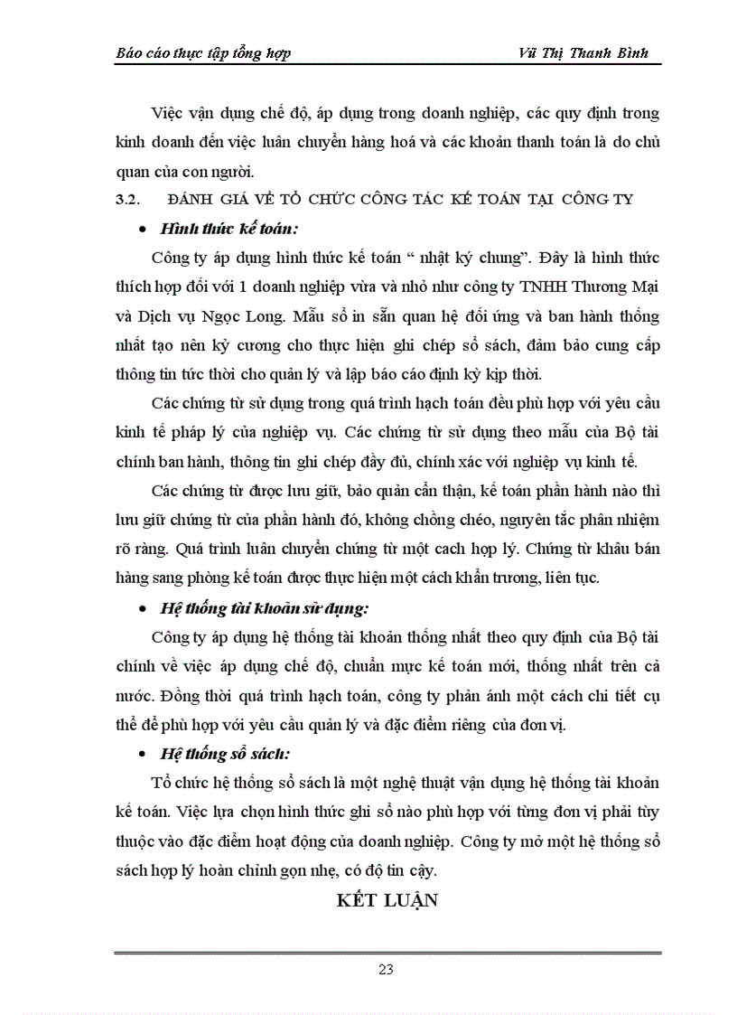 image for page Tổ chức bộ máy kế toán và hệ thống kế toán tại công ty tnhh thương mại và dịch vụ ngọc long