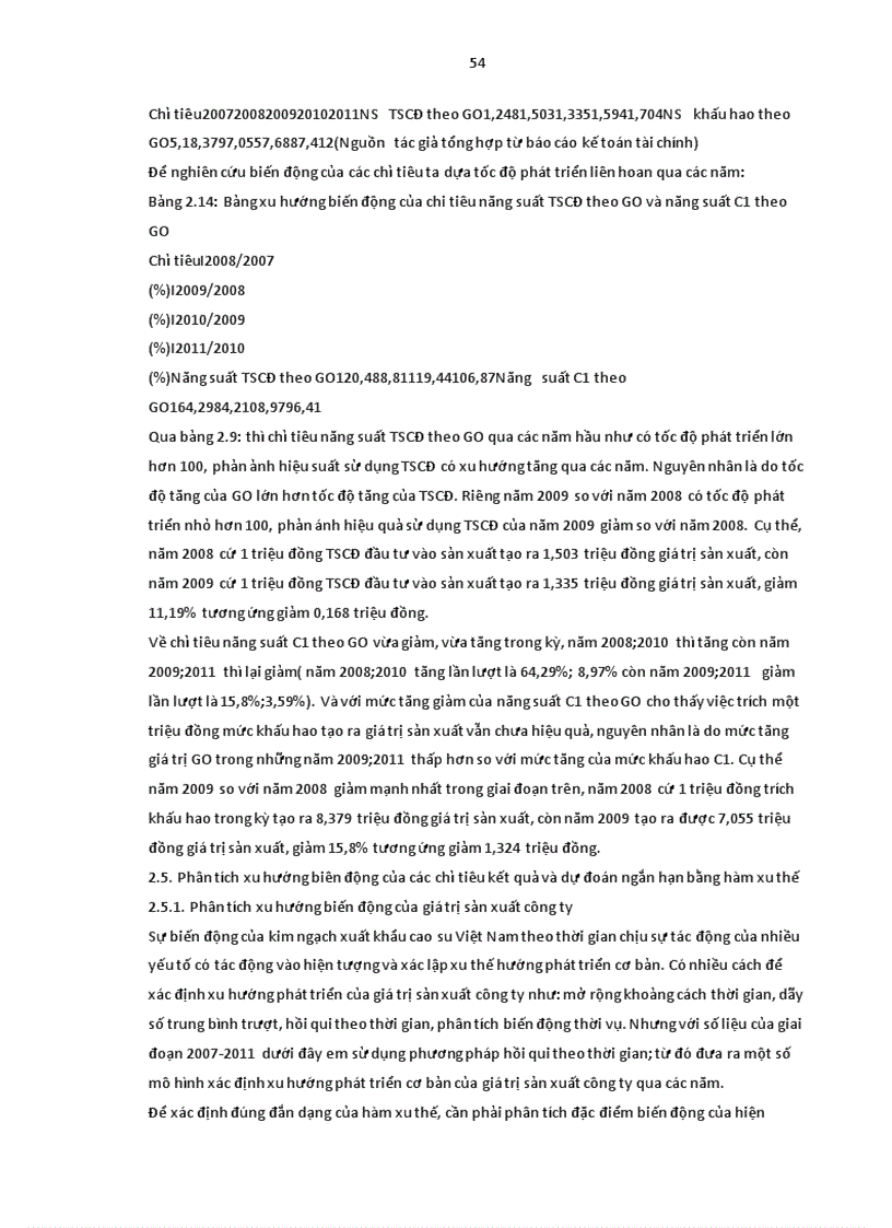 image for page Vận dụng một số phương pháp thống kê phân tích tình hình sản xuất kinh doanh của Công ty trách nhiệm hữu hạn một thành viên quản lý và xây dựng đường bộ 474 giai đoạn 2007 201 1