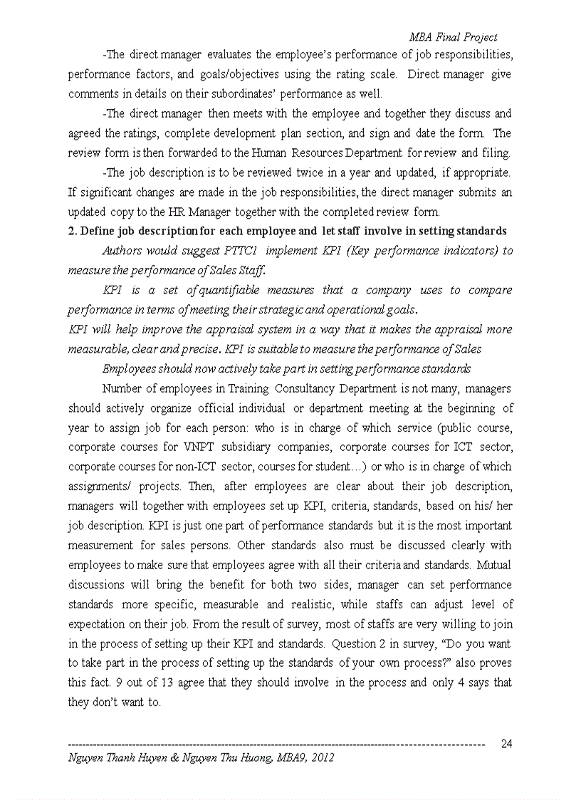 image for page Evaluate and Enhance Performance Appraisal system for Training Consultancy Development department of Post and Telecommunication Training Center 1 PTTC