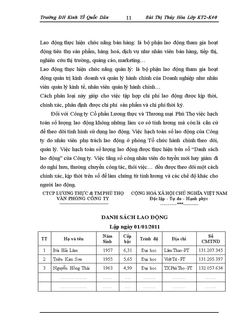 image for page Hoàn thiện kế toán tiền lương và các khoản trích theo lương tại Công ty Cổ phần Lương thực và Thương mại Phú Thọ 1