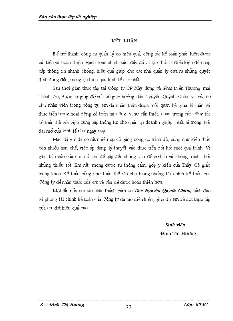 image for page Kế toán chi phí sản xuất và tính giá thành sản phẩm tại Công ty cổ phần XD và Phát triển thương mại Thành An 1