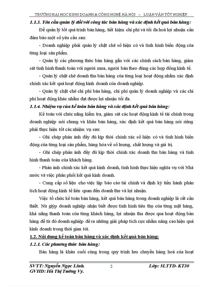 image for page Kế toán bán hàng và xác định kết quả bán hàng tại Công Ty Cổ Phần Diêm Thống Nhất 1