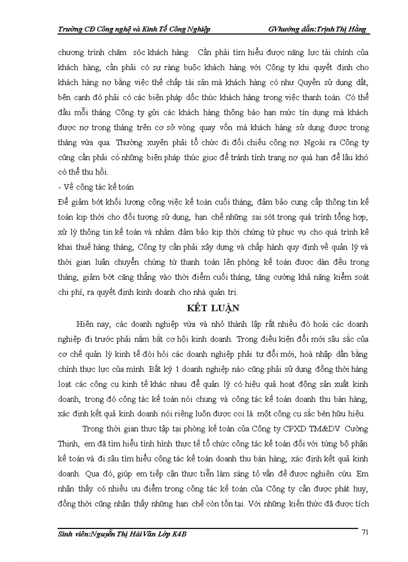 image for page Tổ chức kế toán bán hàng và xác định kết quả kinh doanh tại Công ty cổ phần xây dựng thương mại và dịch vụ Cường Thịnh 1