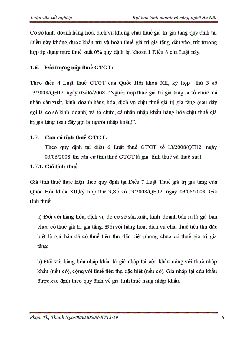 Một số đề xuất về việc kê khai thuế GTGT ở công ty TNHH thương mại và phát triển công nghệ Bách Khoa 4