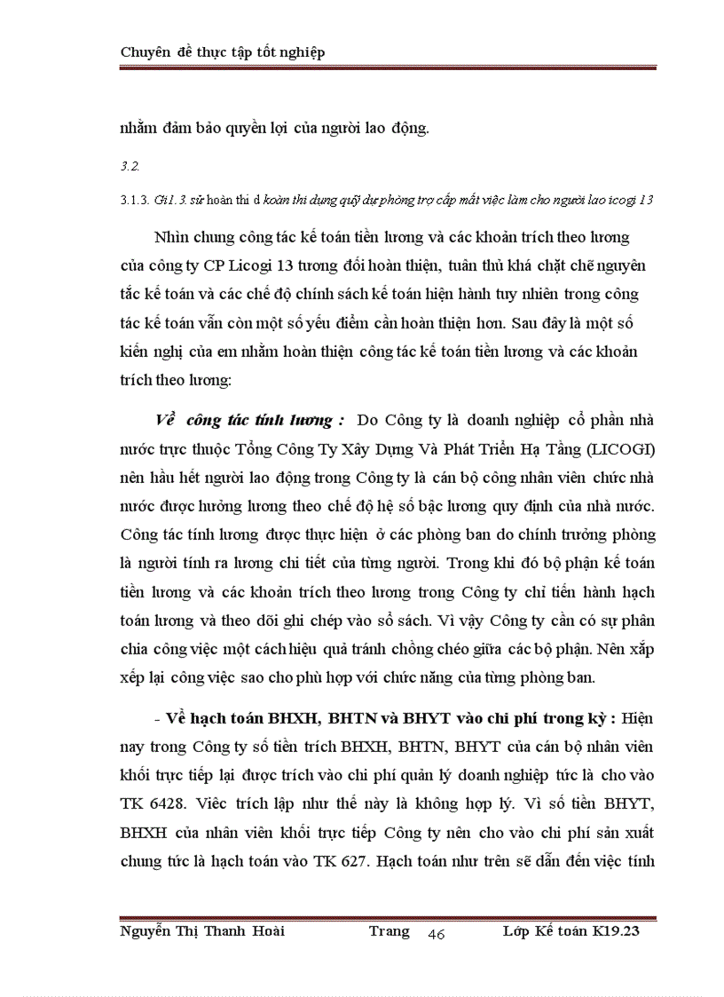 image for page Hoàn thiện kế toán tiền lương và các khoản trích theo lương tại Công ty cổ phần LICOGI 13 1