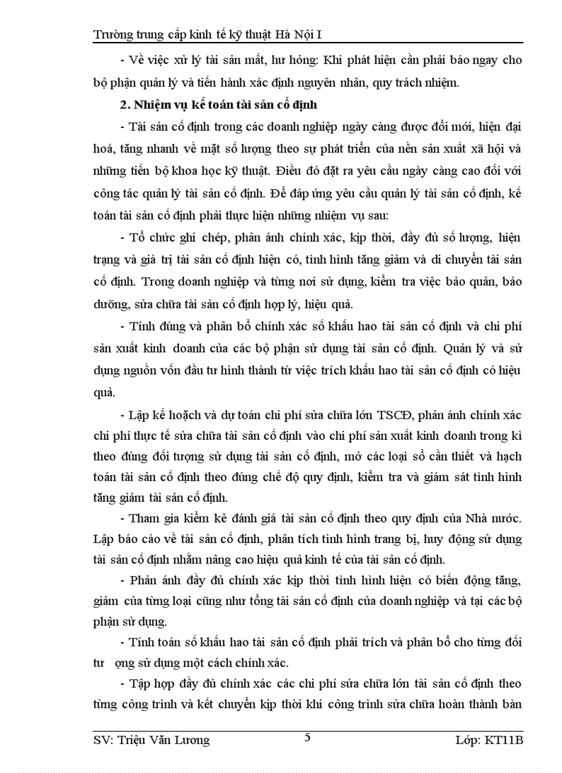 image for page Công tác Tổ chức Quản lý TSCĐ và nâng cao hiệu quả sử dụng TSCĐ tại công ty TNHH Sản Xuất và Thương Mại Trường Thủy