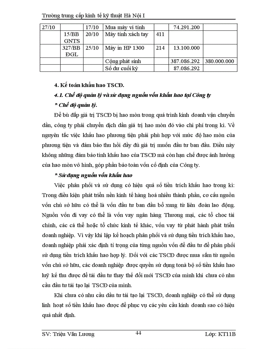 image for page Công tác Tổ chức Quản lý TSCĐ và nâng cao hiệu quả sử dụng TSCĐ tại công ty TNHH Sản Xuất và Thương Mại Trường Thủy