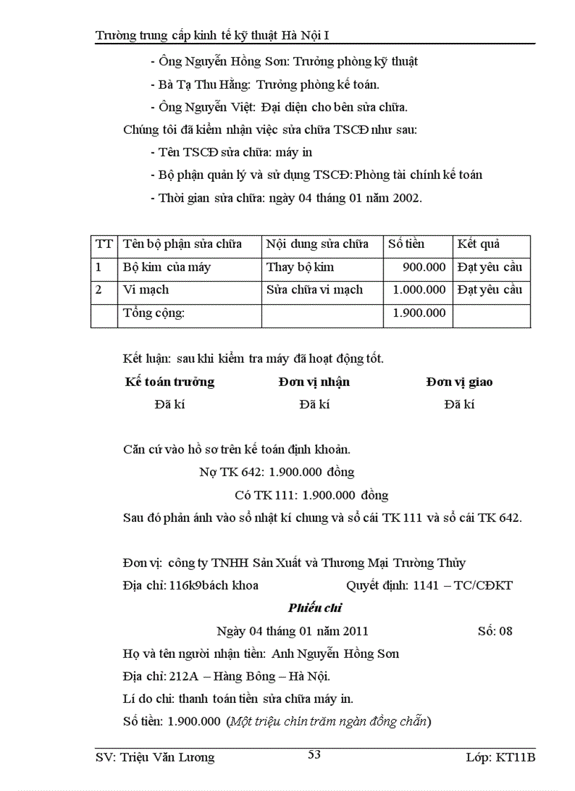 image for page Công tác Tổ chức Quản lý TSCĐ và nâng cao hiệu quả sử dụng TSCĐ tại công ty TNHH Sản Xuất và Thương Mại Trường Thủy