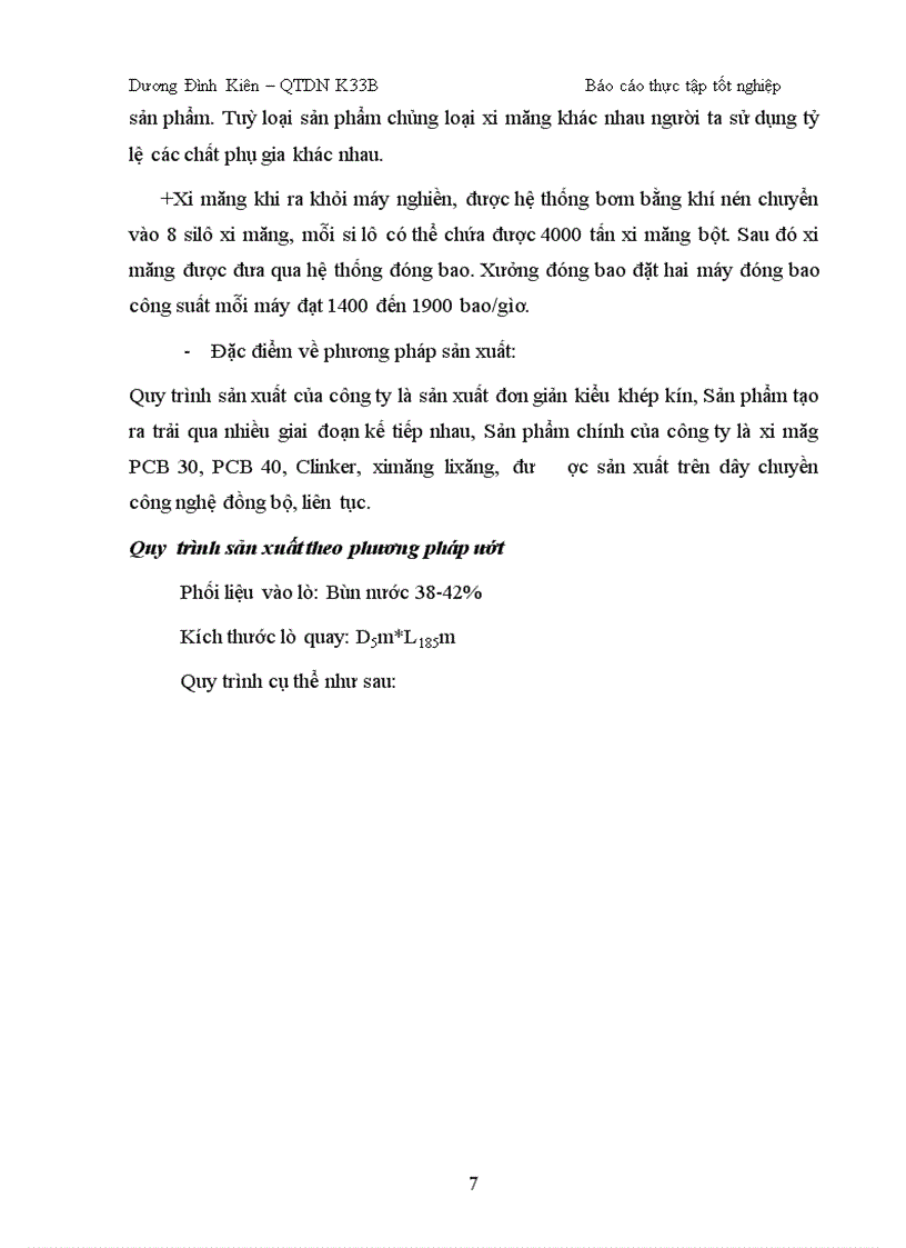 image for page Báo cáo thực tập tại Công ty Cổ phần Xi măng Bỉm Sơn