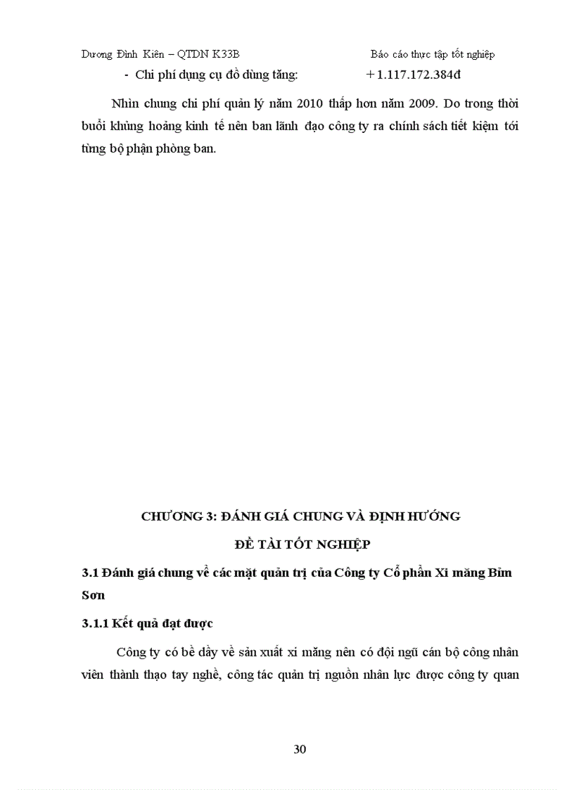 image for page Báo cáo thực tập tại Công ty Cổ phần Xi măng Bỉm Sơn