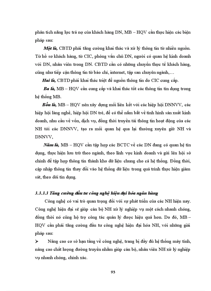 image for page Giải pháp phòng ngừa và hạn chế rủi ro tín dụng trong cho vay DNNVV tại Ngân hàng TMCP Quân đội chi nhánh Hoàng Quốc Việt 1