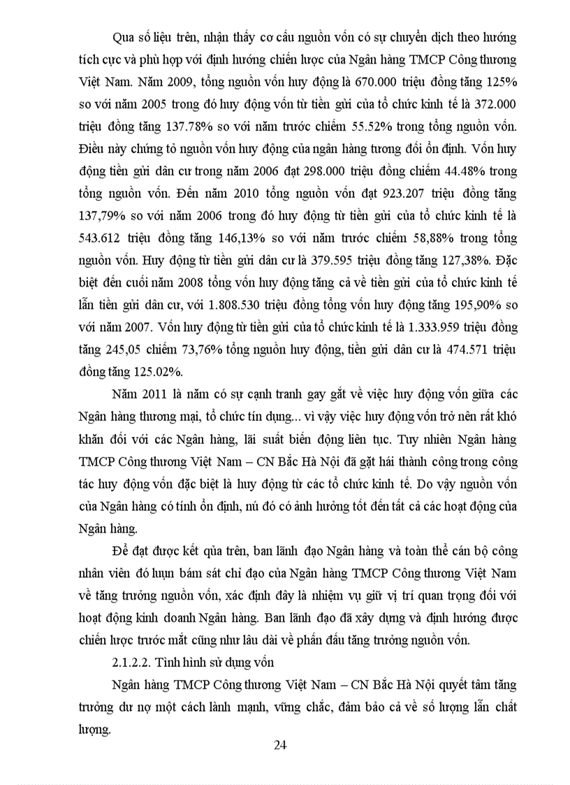 image for page Giải pháp nhằm nâng cao hiệu quả huy động vốn tại Ngân hàng Thương mại Cổ phần Công Thương Việt Nam Chi nhánh Bắc Hà Nội 1