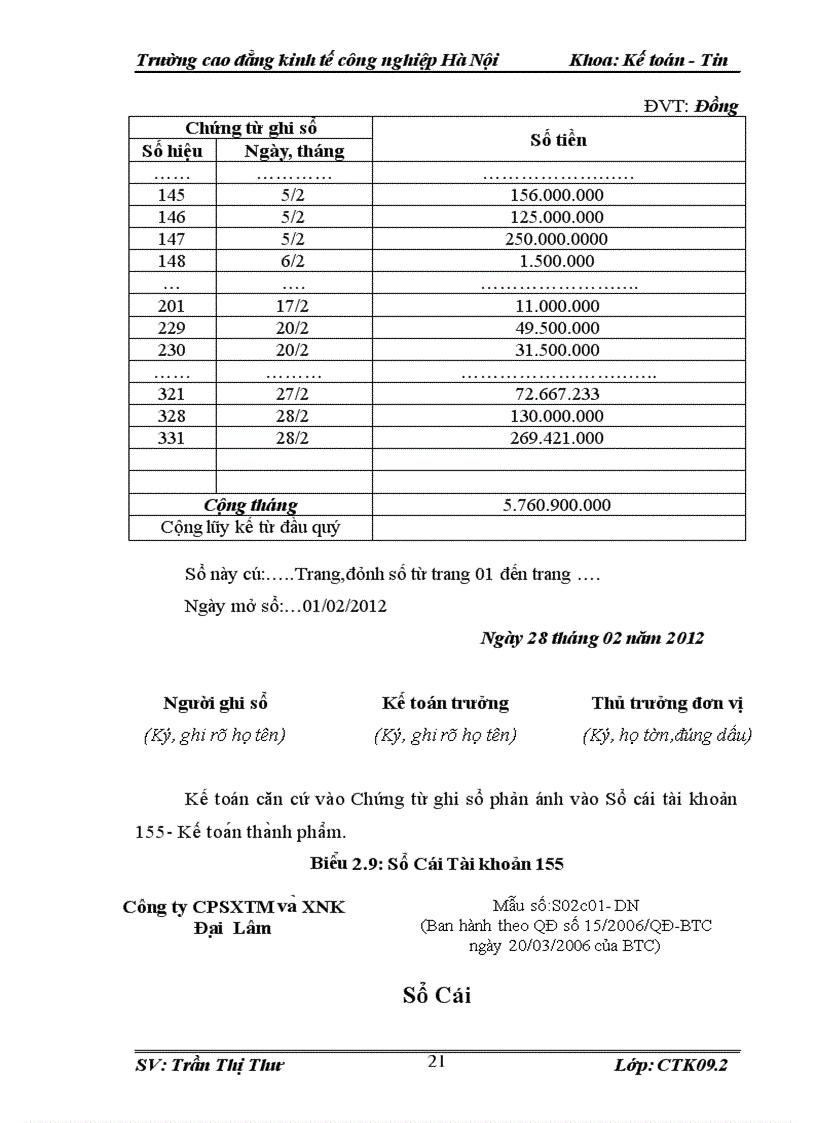image for page Kế toán tiêu thụ và Xác định kết quả Kinh doanh tại Công ty cổ phần sản xuất thương mại và xuất nhập khẩu Đại Lâm 1