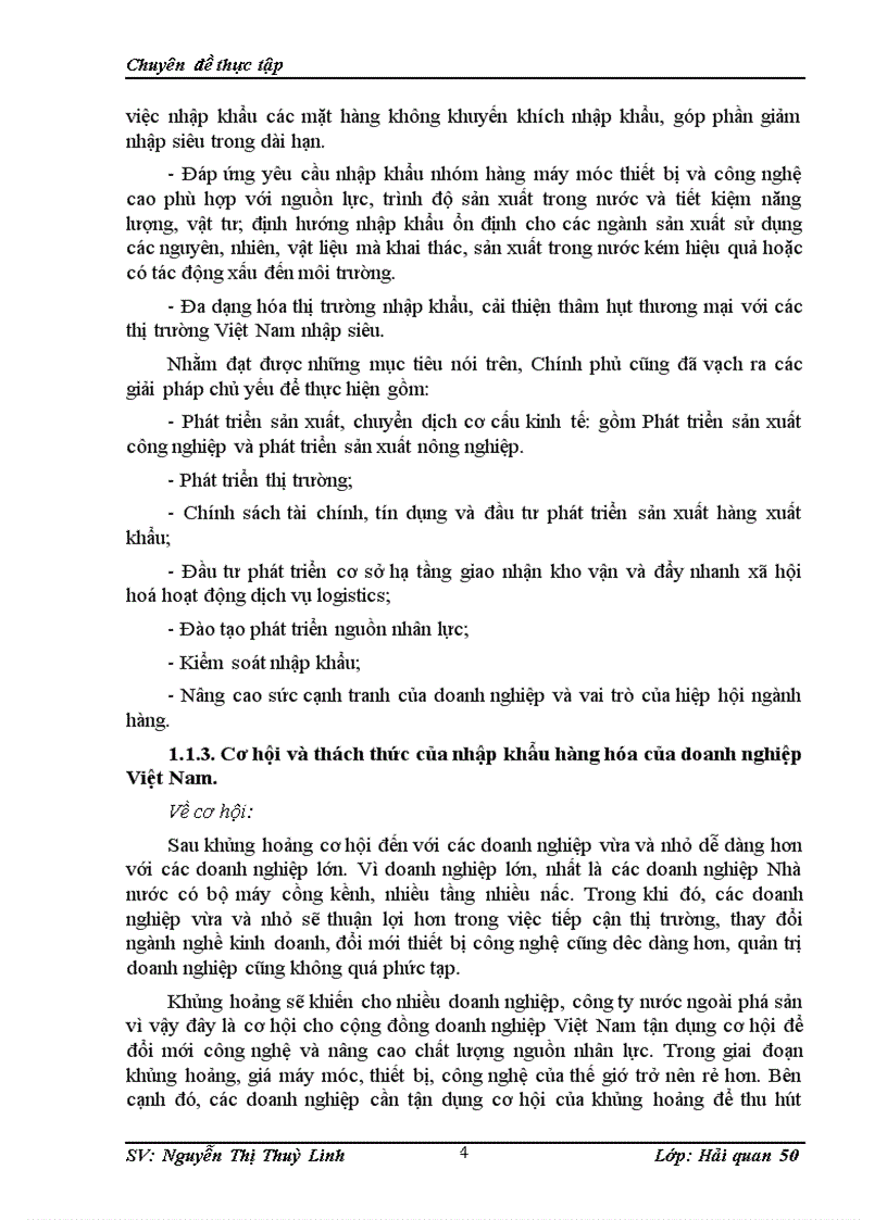image for page Nhập khẩu hàng hóa của công ty cổ phần tập đoàn Công nghiệp Việt Hiện trạng và phương hướng phát triển