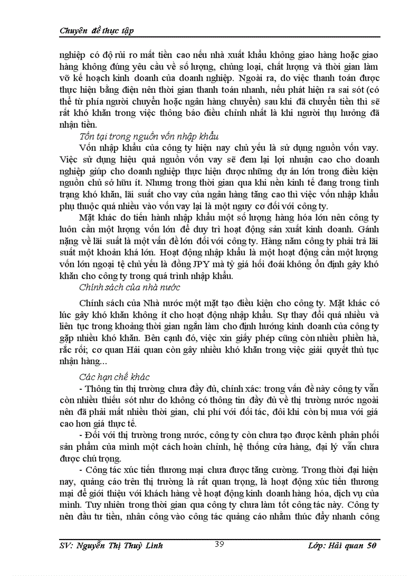 image for page Nhập khẩu hàng hóa của công ty cổ phần tập đoàn Công nghiệp Việt Hiện trạng và phương hướng phát triển