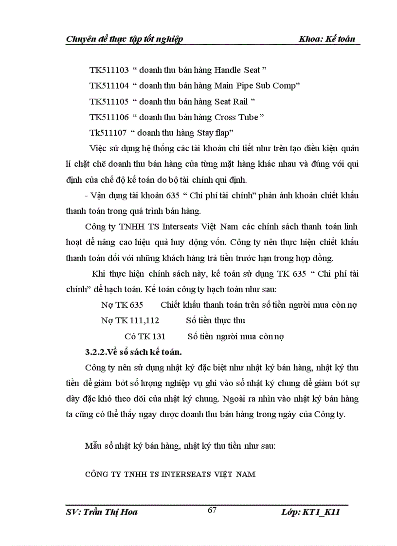 image for page Hoàn thiện kế toán bán hàng tại Công ty TNHH TS Interseats Việt Nam 1