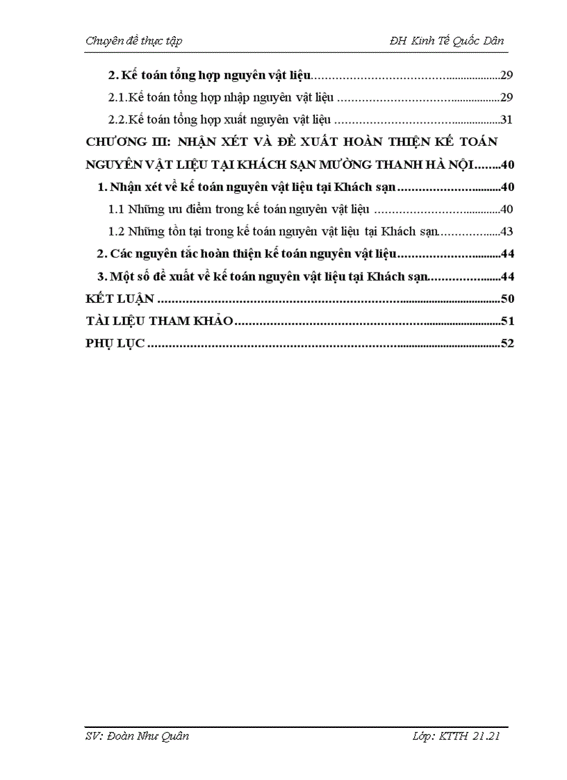image for page Kế toán nguyên vật liệu tại Khách Sạn Mường Thanh Hà Nội 3