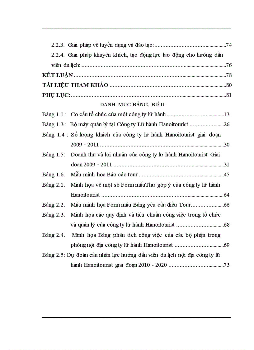 image for page Công tác tổ chức và quản lý nhằm nâng cao chất lượng nguồn nhân lực hướng dẫn viên du lịch nội địa tại công ty Lữ hành HanoiTourist 3