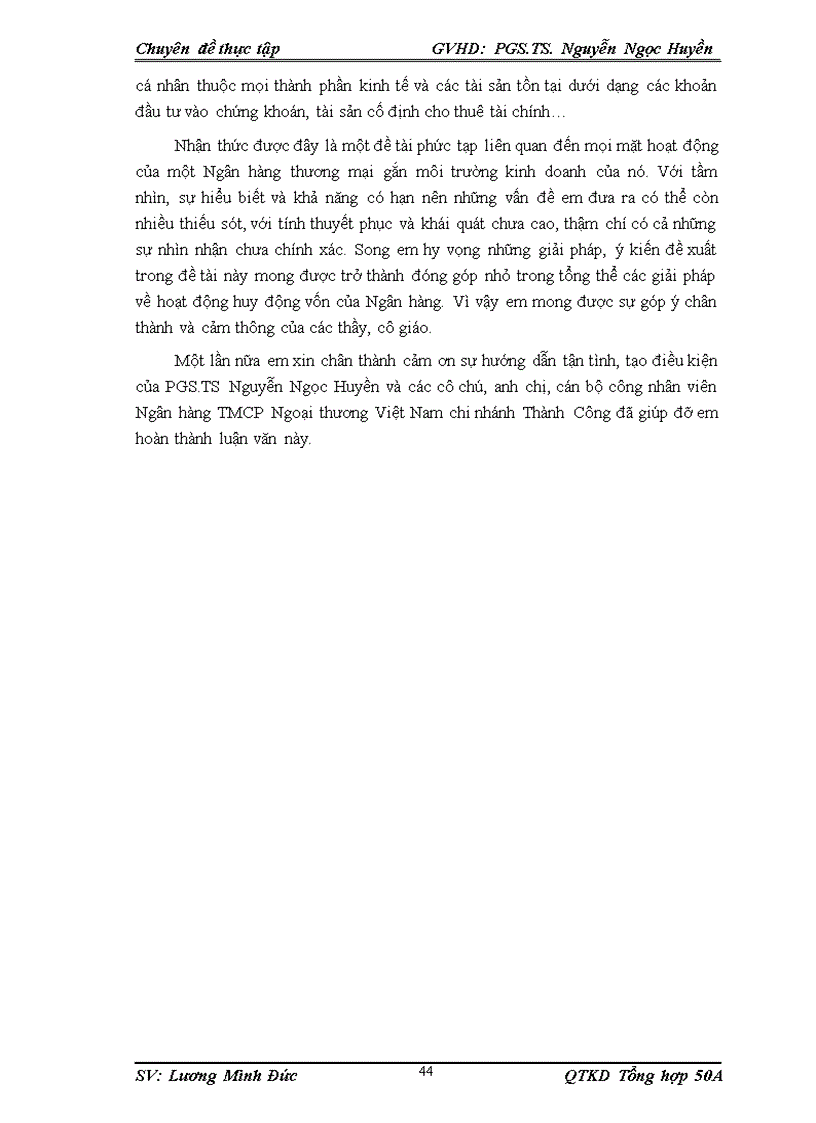 image for page Giải pháp tăng cường huy động vốn tại ngân hàng TMCP Ngoại thương Việt Nam chi nhánh Thành Công