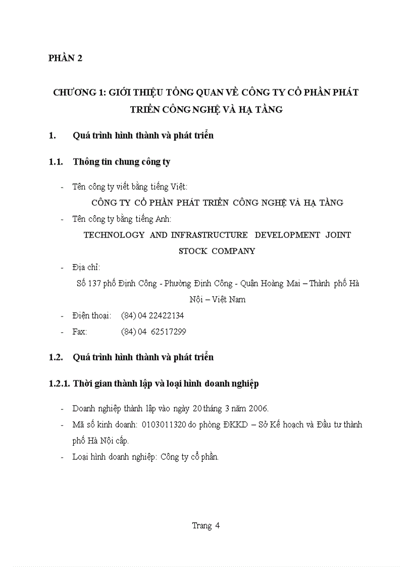 Tạo động lực cho lao động quản lý tại Công ty Cổ Phần Công nghệ và Hạ tầng 1