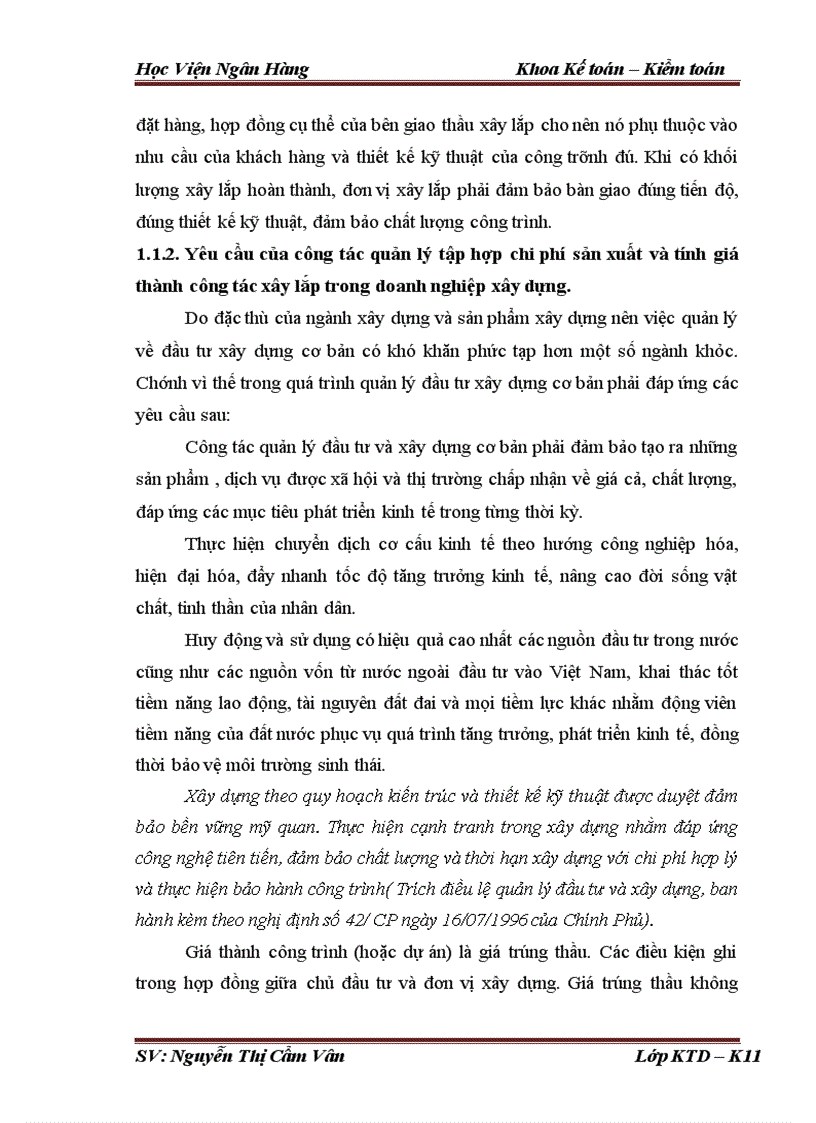 image for page Tổ chức kế toán tập hợp chi phí và tính giá thành sản phẩm sản xuất tại Công ty Cổ Phần Xây Dựng số 11 Vinaconex 1 1