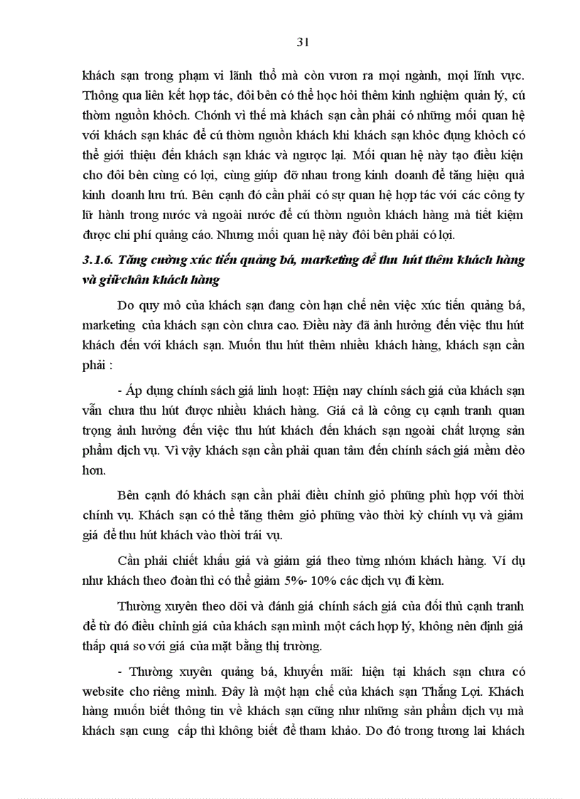 image for page Nghiên cứu thực trạng hiệu quả kinh doanh lưu trú tại khách sạn Thắng Lợi