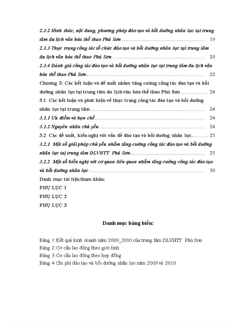 image for page Tăng cường đào tạo và bồi dưỡng nhân lực tại trung tâm du lịch văn hóa thể thao Phú Sơn 1