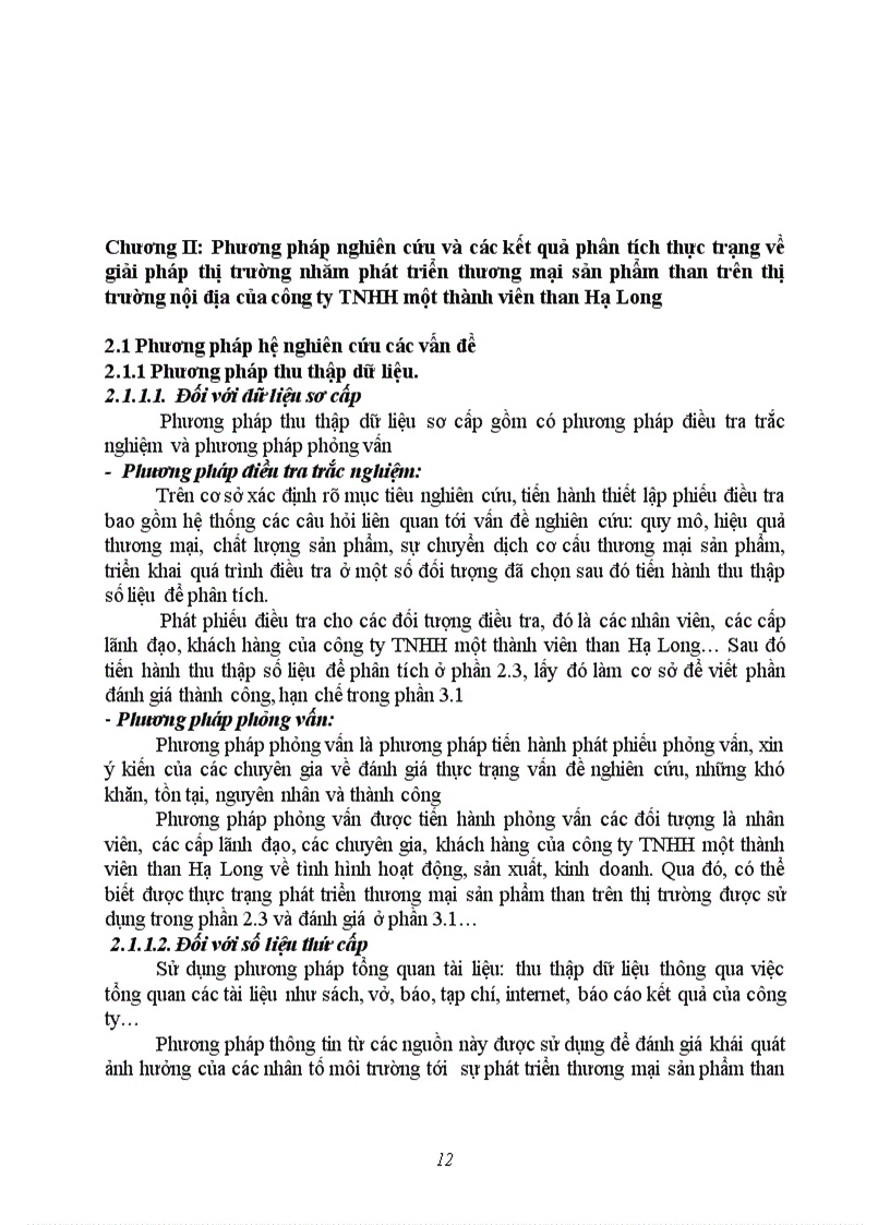 image for page Giải pháp thị trường nhằm phát triển thương mại sản phẩm than trên thị trường nội địa của công ty TNHH một thành viên than Hạ Long