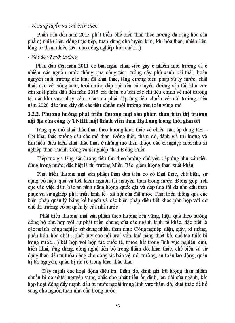 image for page Giải pháp thị trường nhằm phát triển thương mại sản phẩm than trên thị trường nội địa của công ty TNHH một thành viên than Hạ Long