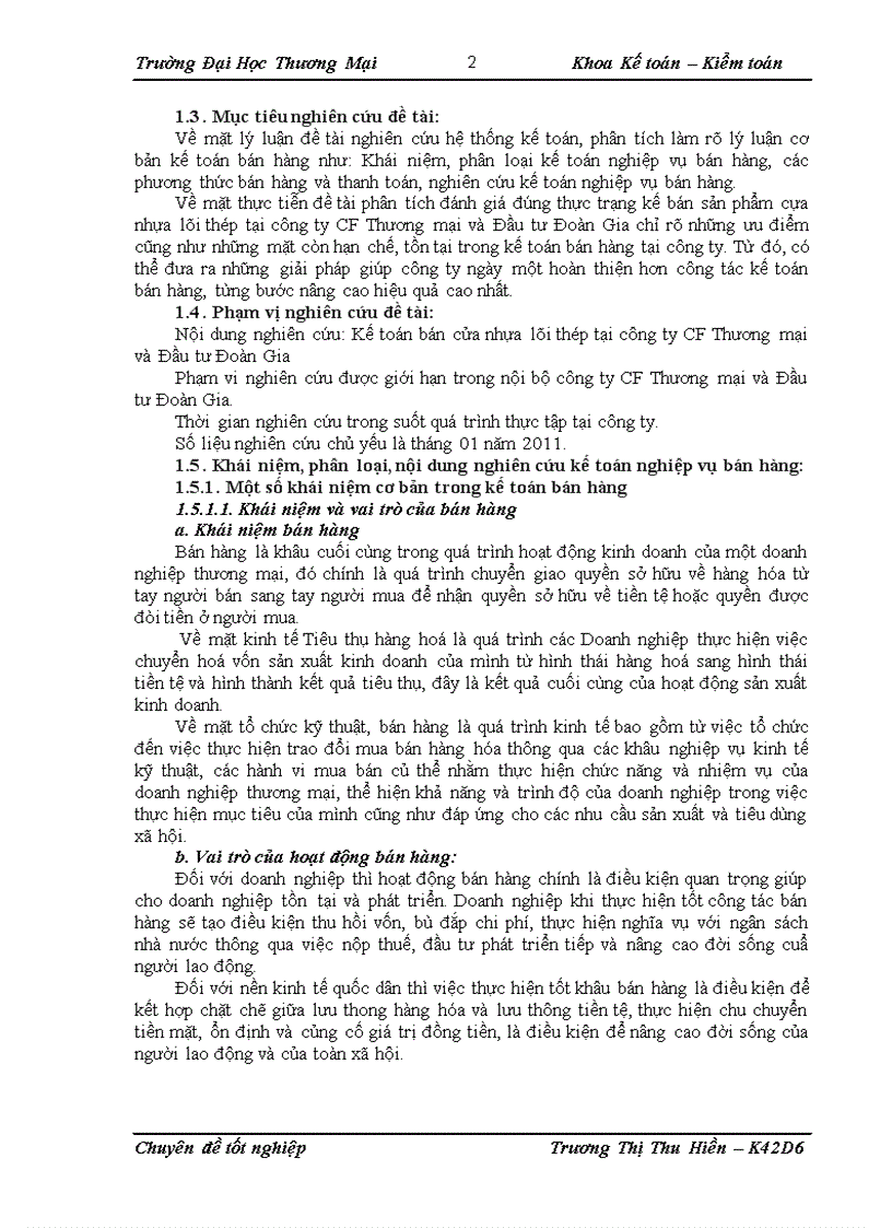 image for page Kế toán bán cửa nhựa lõi thép tại công ty CF Thương mại và Đầu tư Đoàn Gia