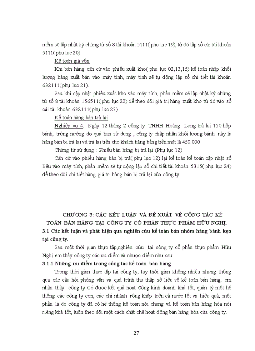 image for page Kế toán bán nhóm hàng bánh kẹo tại công ty cổ phần Thực Phẩm Hữu Nghị 1