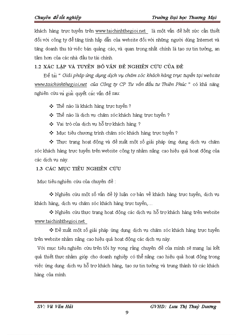 image for page Giải pháp ứng dụng dịch vụ chăm sóc khách hàng trực tuyến tại website www taichinhthegioi net của Công ty Cổ phần Tư vấn Đầu tư Thiên Phúc