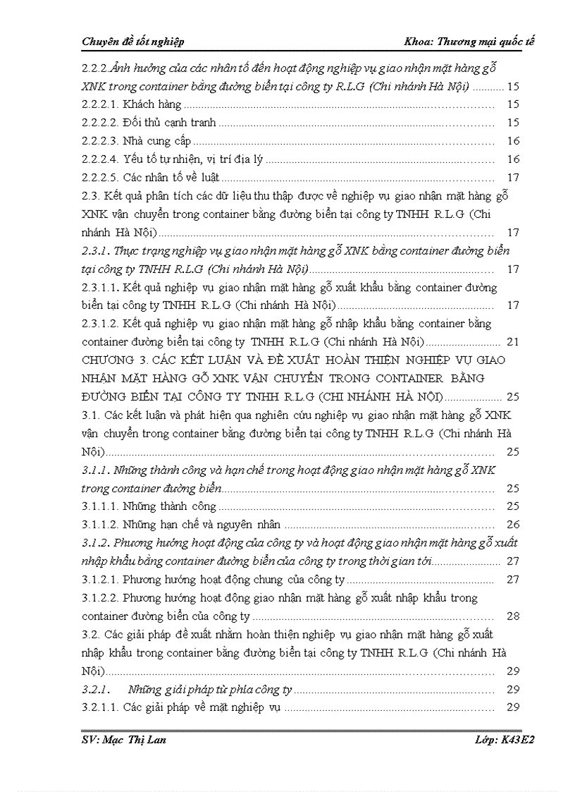 image for page Hoàn thiện nghiệp vụ giao nhận mặt hàng gỗ xuất nhập khẩu vận chuyển trong container bằng đường biển tại công ty TNHH R L G