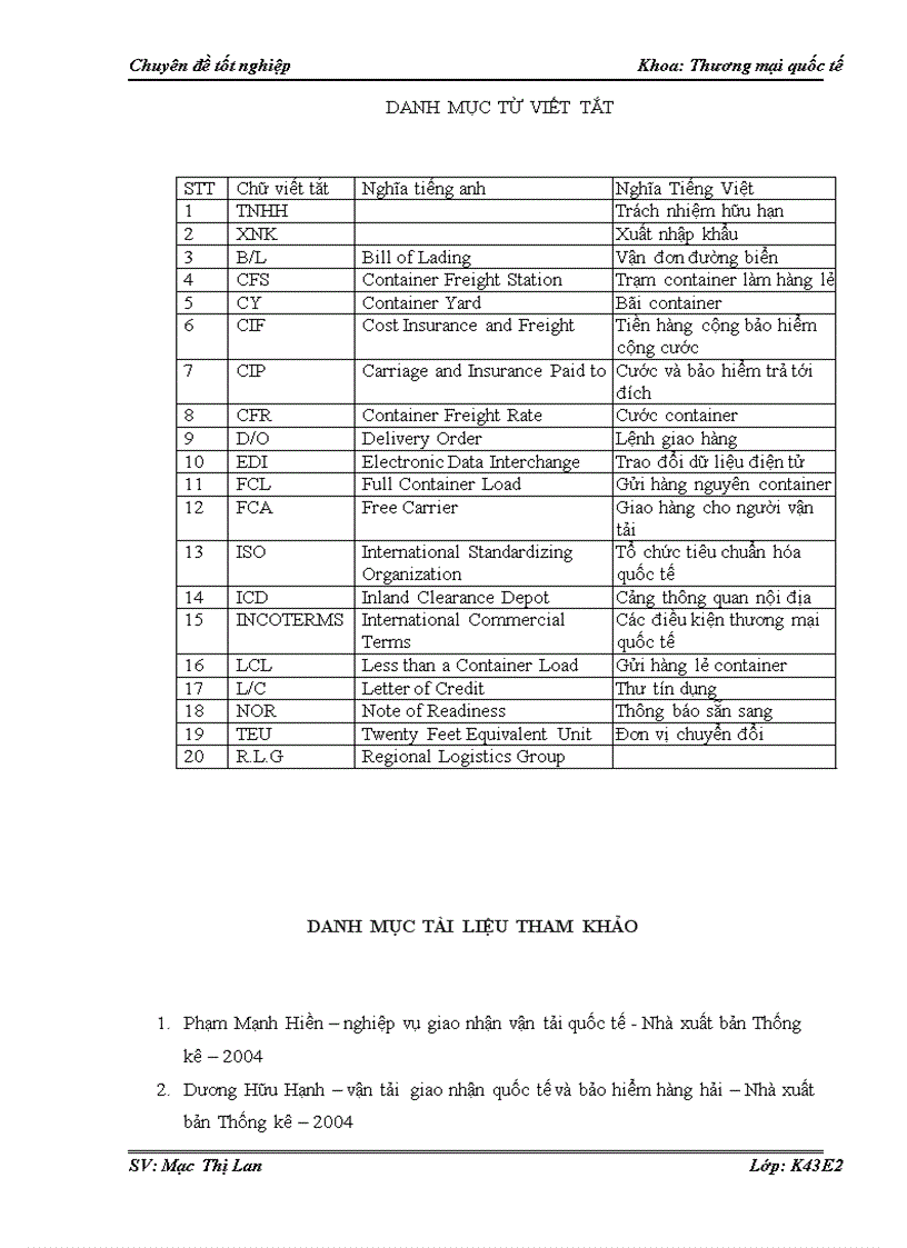 image for page Hoàn thiện nghiệp vụ giao nhận mặt hàng gỗ xuất nhập khẩu vận chuyển trong container bằng đường biển tại công ty TNHH R L G