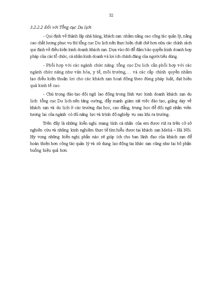 image for page Thực trạng hiệu quả sử dụng lao động tại bộ phận buồng của khách sạn Meliá Hà Nội và đề xuất giải pháp nhằm nâng cao chất lượng hiệu quả sử dụng lao động tại bộ phận buồng