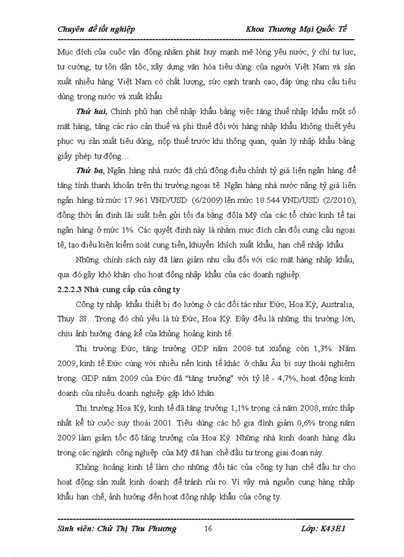image for page Ảnh hưởng của khủng hoảng kinh tế thế giới đến kinh doanh nhập khẩu của Công ty TNHH thiết bị khoa học và công nghệ Thành Công