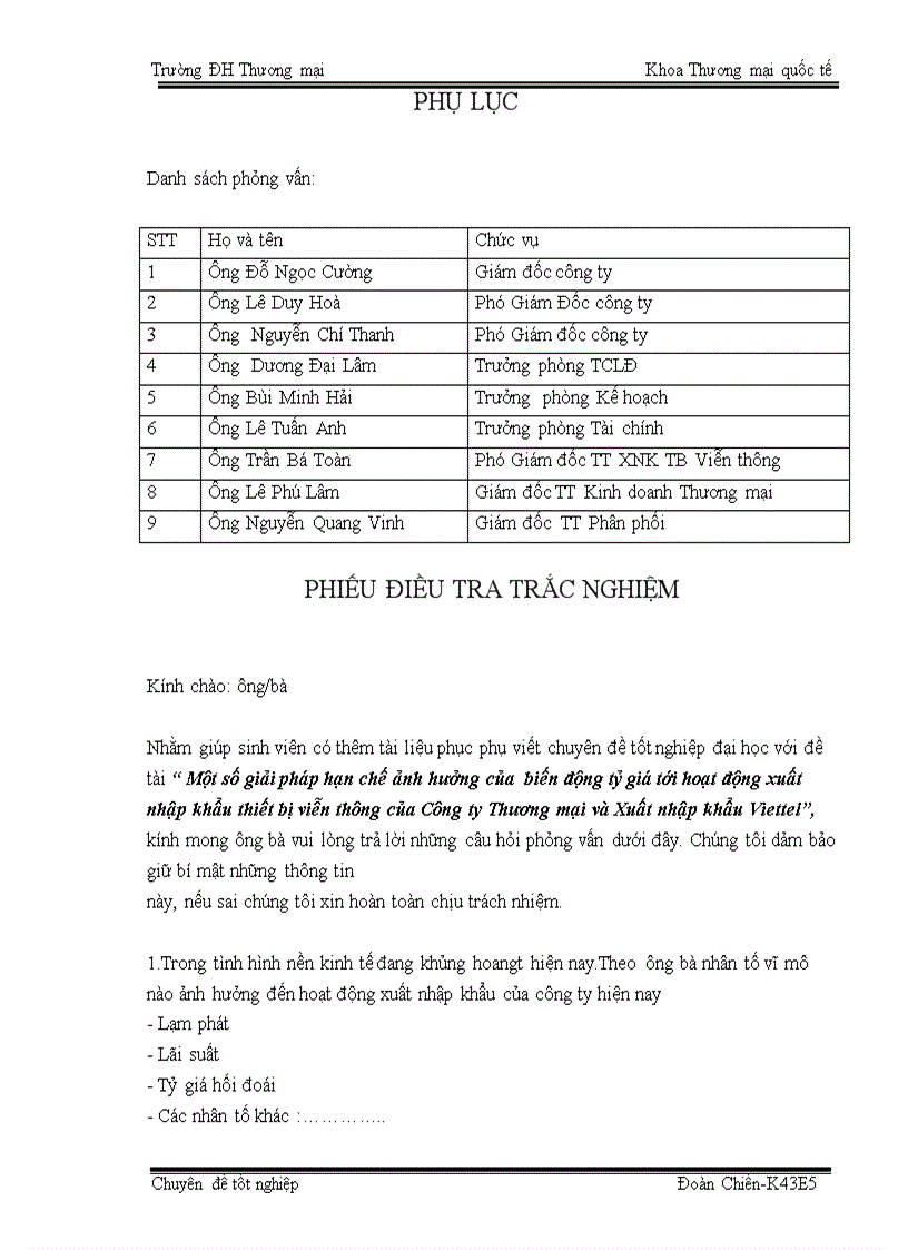 image for page Một số giải pháp hạn chế ảnh hưởng của biến động tỷ giá tới hoạt động xuất nhập khẩu thiết bị viễn thông của Công ty Thương mại và Xuất nhập khẩu Viettel